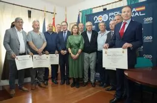 La comisaría de Alcañices homenajea a los ocho policías nacionales jubilados