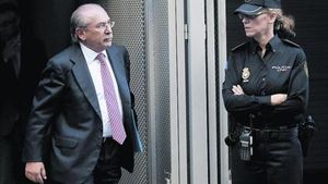 Luis del Rivero, expresident de Sacyr, surt de l’Audiència Nacional després de declarar davant Ruz.
