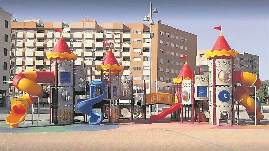 Integrarán áreas de juego de gran formato en los parques infantiles