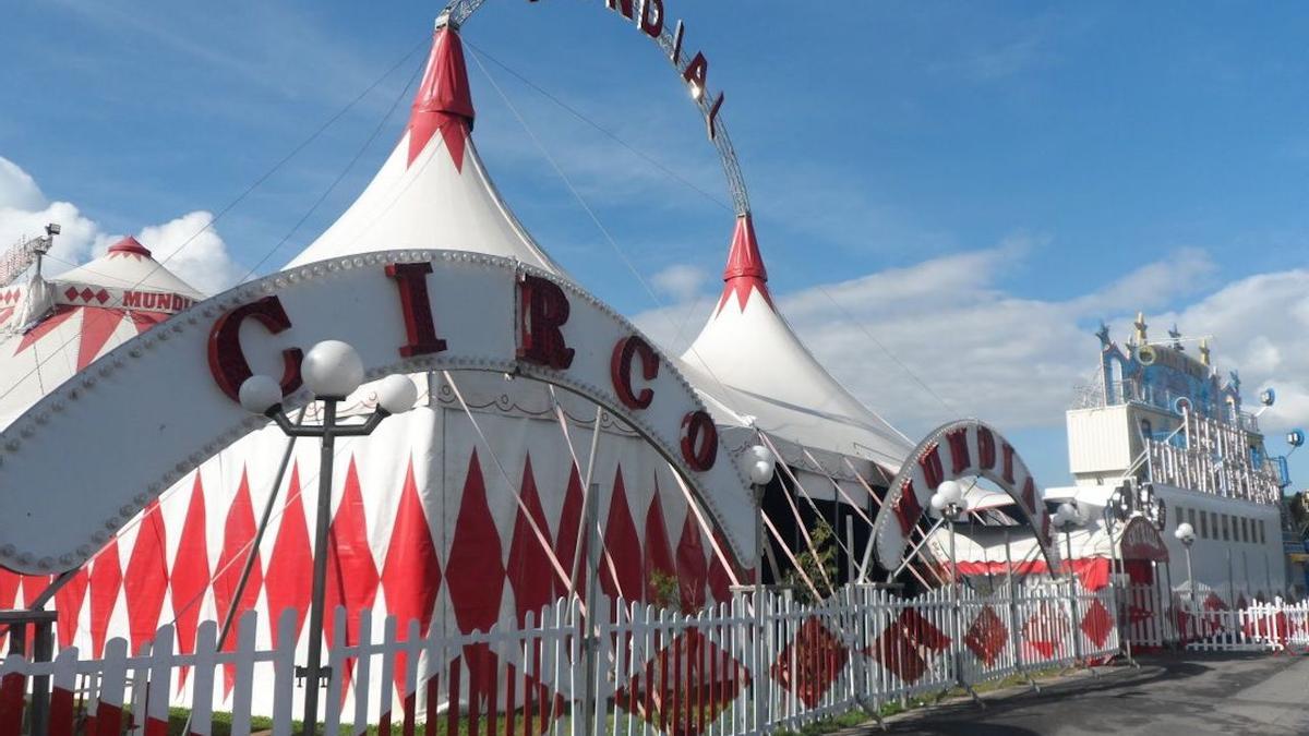 Imagen de archivo de un circo