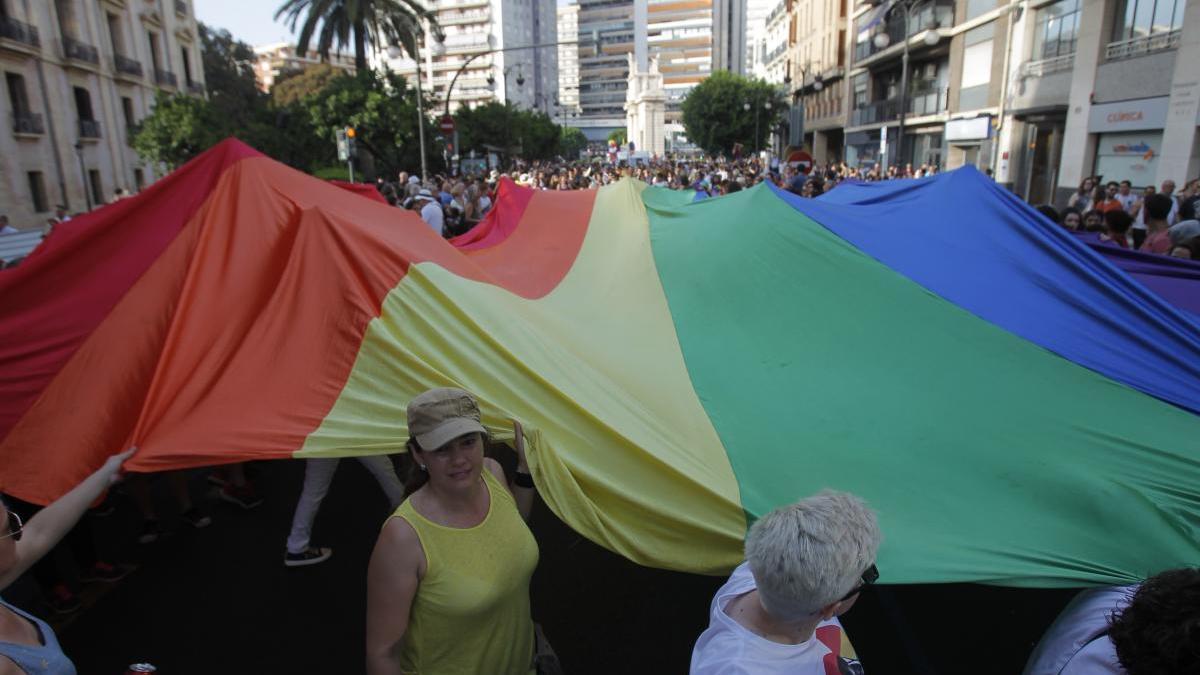 Foto de archivo de la manifestación del Orgullo 2019