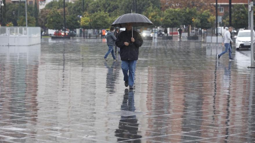 El pronóstico del tiempo en Valencia da lluvia.