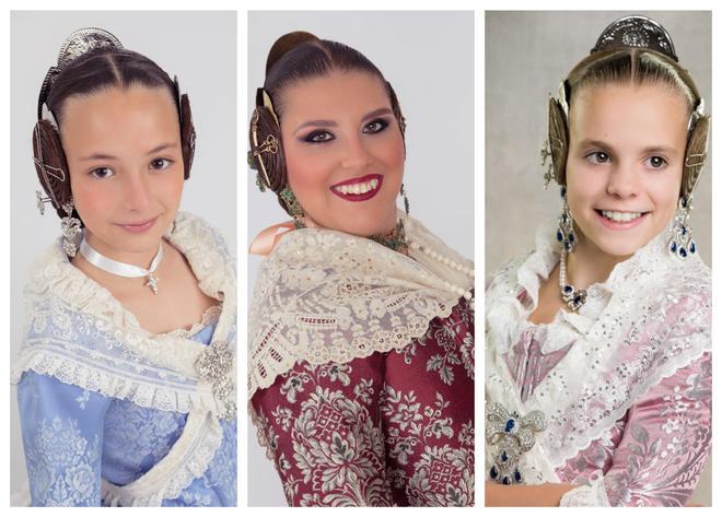 Candidatas de la preseleccion a Falleras Mayores 2026 de Russafa B