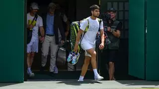 Alcaraz - Lajal, primera ronda de Wimbledon 2024, en directo