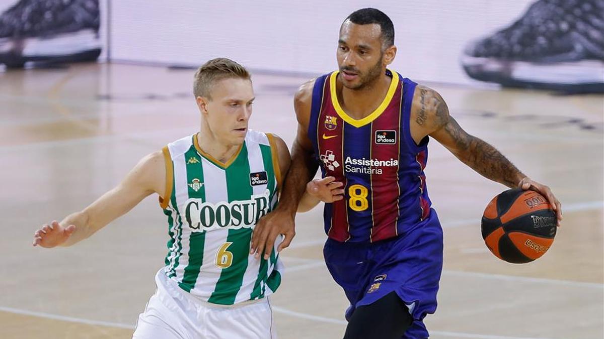 Adam Hanga, en el partido ante el Betis en el Palau