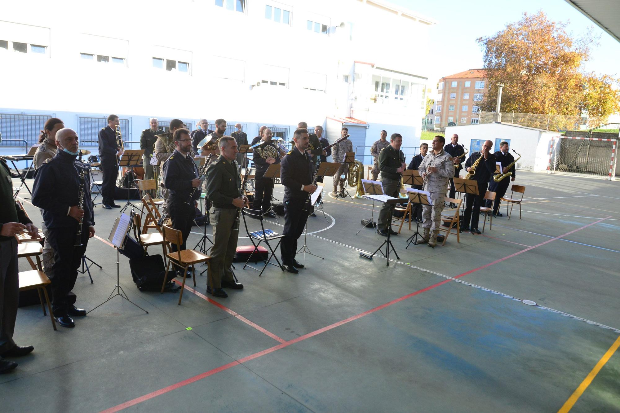 Concierto de la Banda de Música de la Escuela Naval de Marín en Bueu