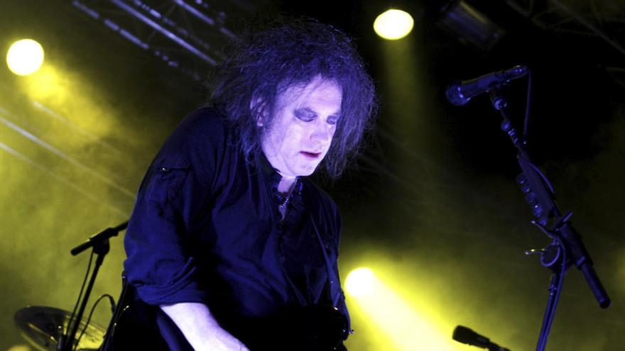 El líder de la banda The Cure, Robert James Smith, en el Primavera Sound.