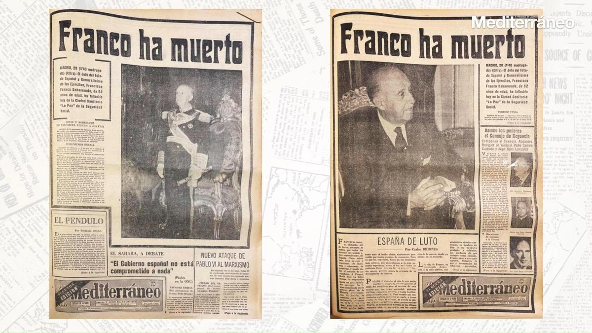 Vídeo: Portadas del 50 aniversario de la muerte de Franco
