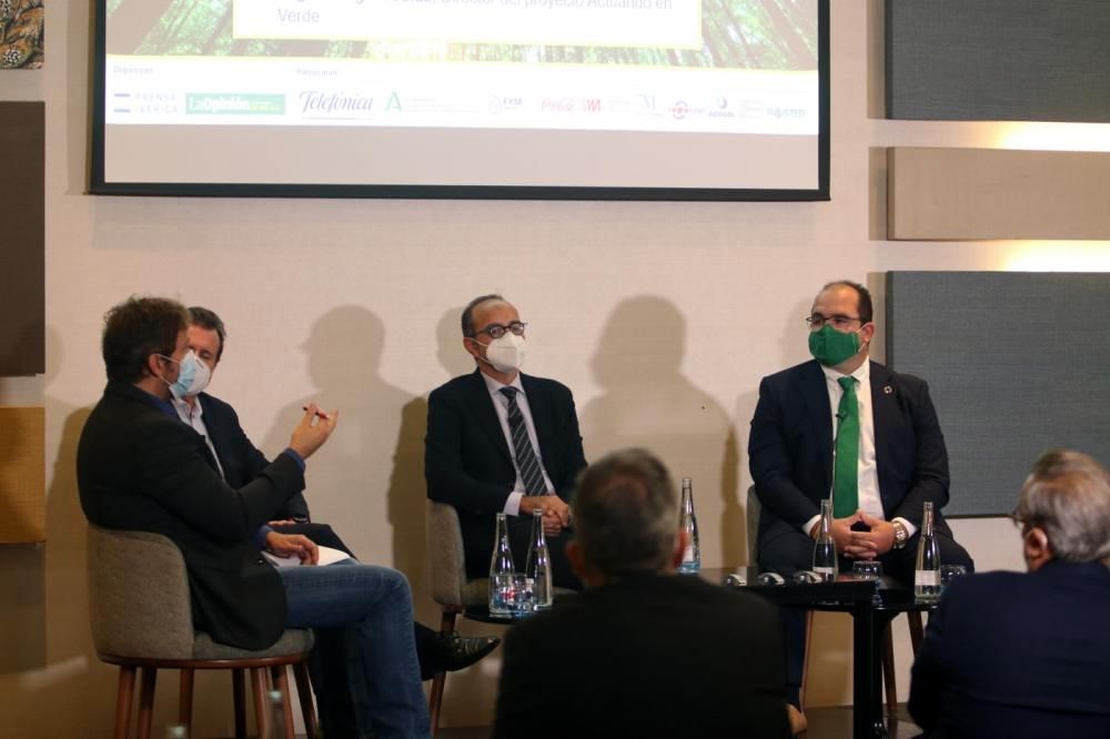 Jornada 'Actuando en verde' sobre economía sostenible.