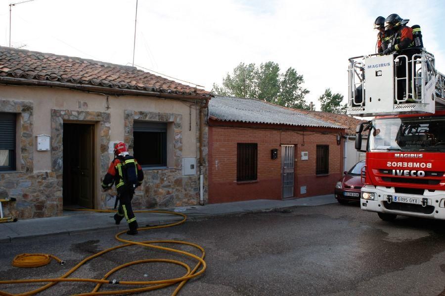 Incendio en el Espíritu Santo (Zamora)