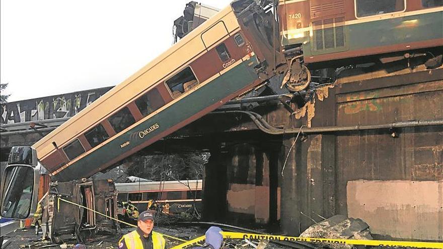 Exceso de velocidad del tren siniestrado en eeuu