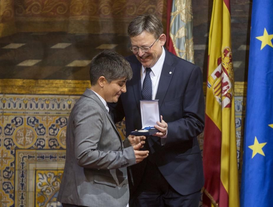 Entrega de distinciones de la Generalitat el 9 d'Octubre