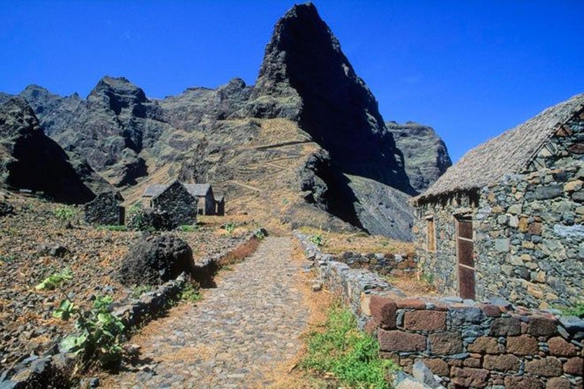 Ponta do Sol, al norte de la isla de Santo Antão, Cabo Verde.