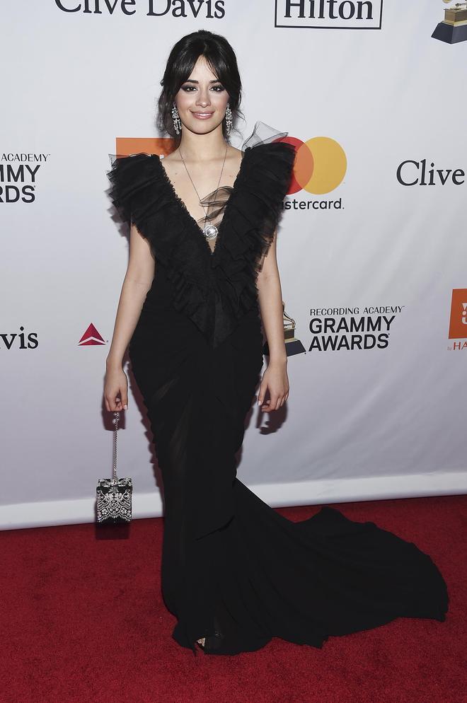 Camila Cabello en la fiesta pre Grammy