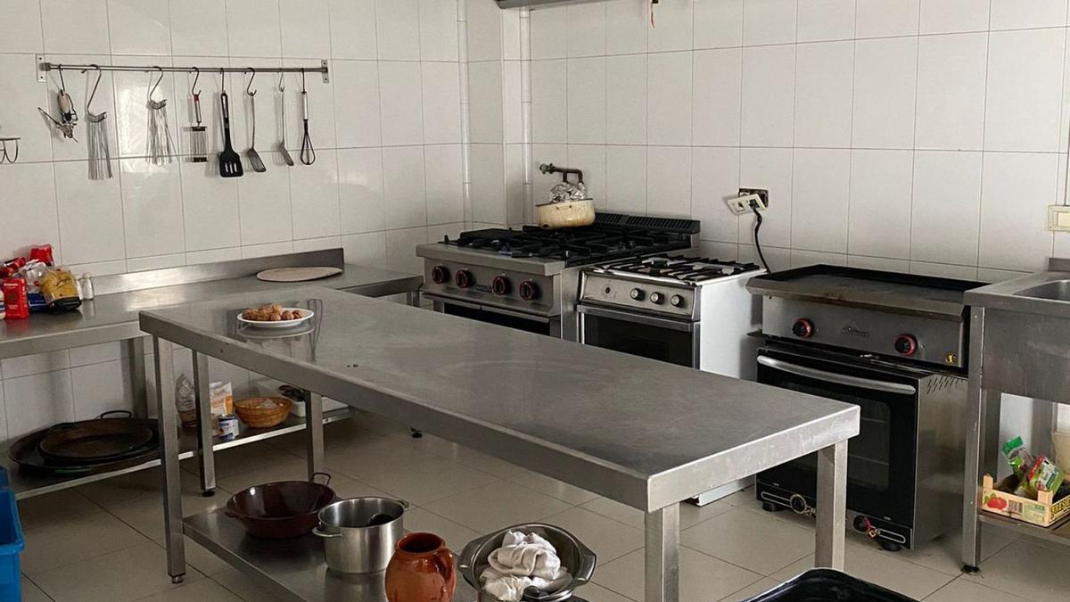 Cocina del hostal. | Asociación Villaralbo con Ucrania