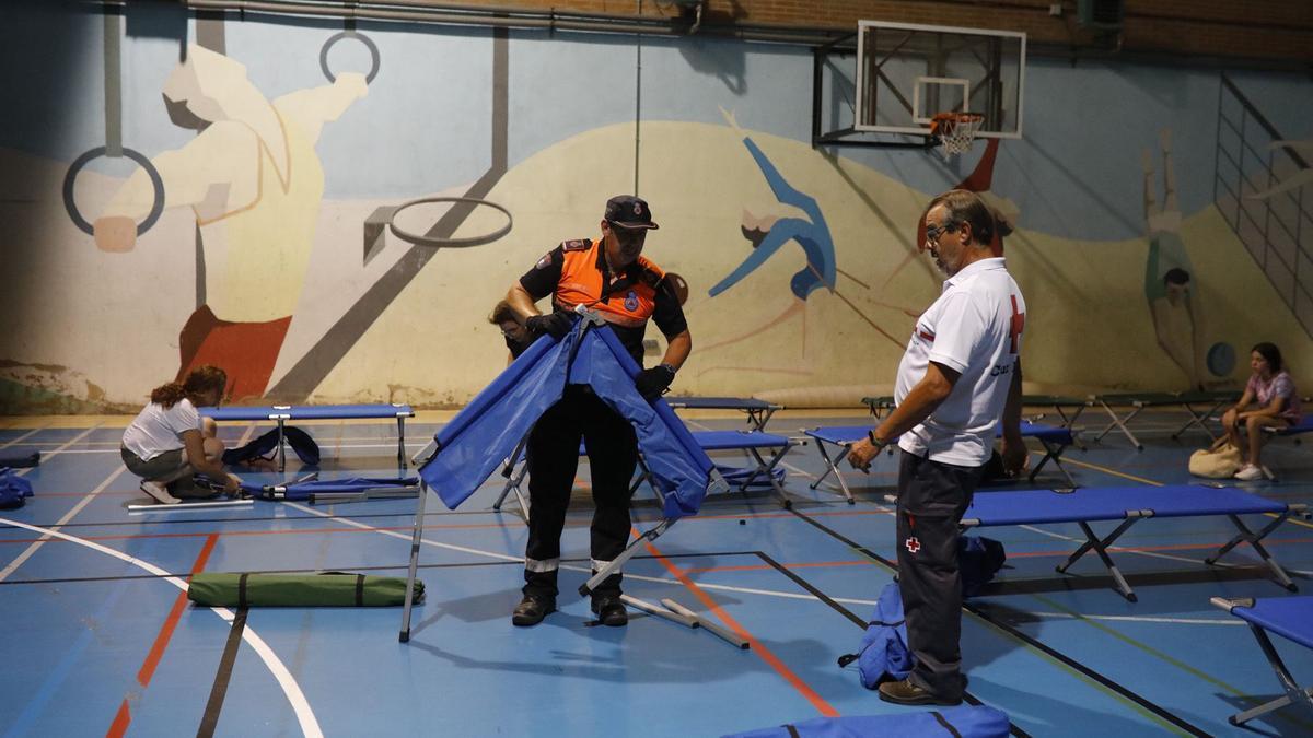 Preparativos en la Ciudad Deportiva.