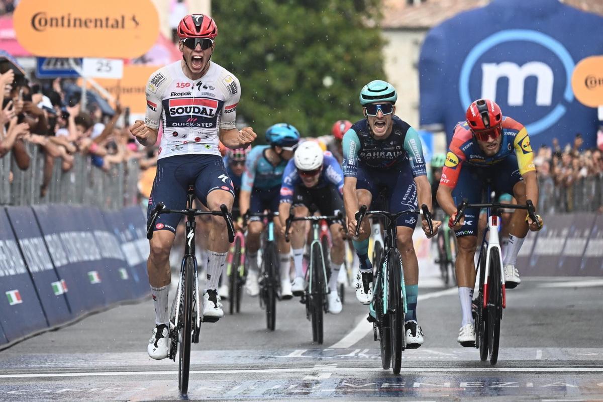 Las mejores imágenes de la 18ª etapa del Giro de Italia.