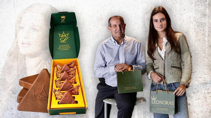 Dos ingenieros crean las Leonoras, la primera pasta en homenaje a la Princesa de Asturias: "Dos años de I+D repostero" para lograr "la corona más crujiente y sabrosa"