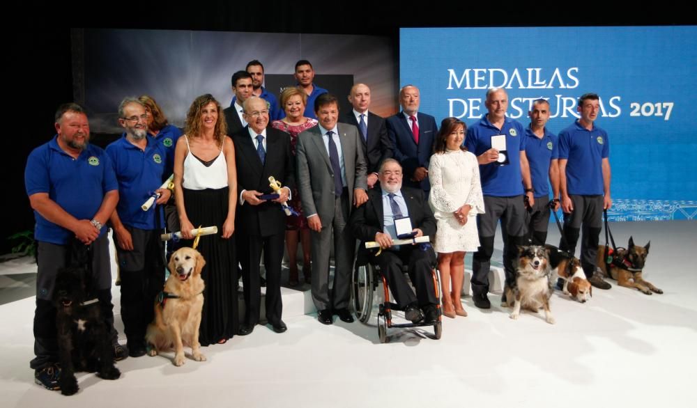 Acto de entrega de las medallas de Asturias