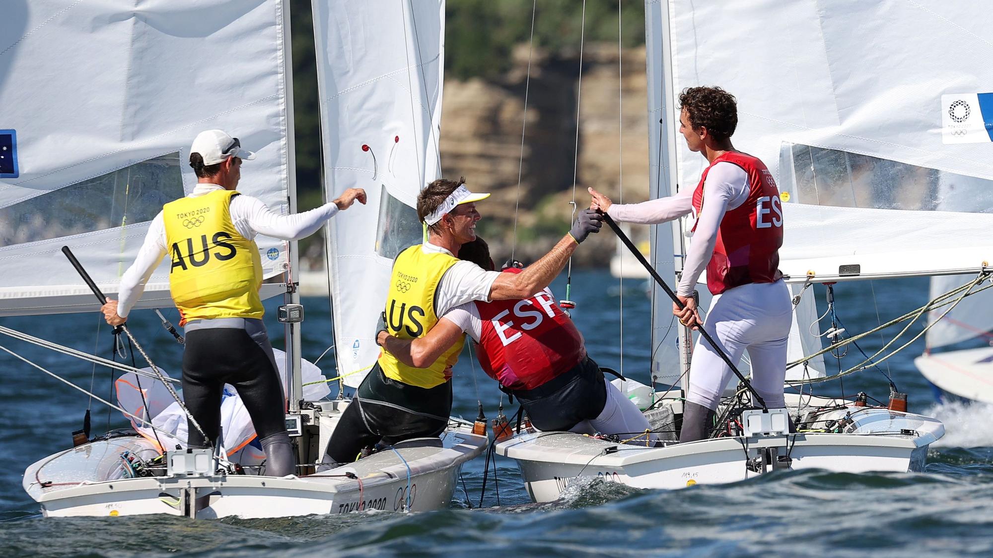 Nico Rodríguez y Jordi Xammar ganan el bronce en el 470 de vela en Tokyo 2020