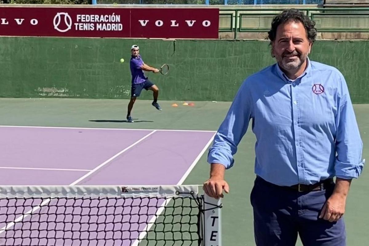 El presidente de la Federación Madrileña de Tenis Juan Luis 'Tati' Rascón