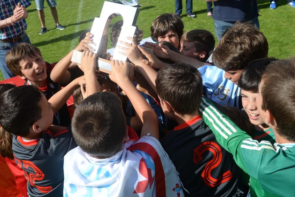 Los celestes vencen por la mínima al Pabellón Ourense en una bonita final