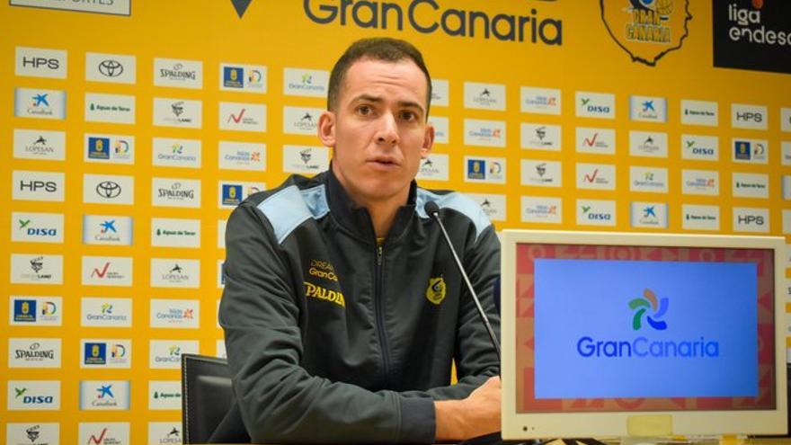 Miquel Salvó, en la previa del CB Gran Canaria frente al Barça