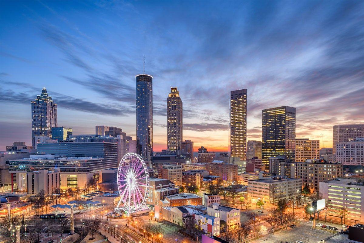 Skyline de Atlanta, en Georgia, Estados Unidos