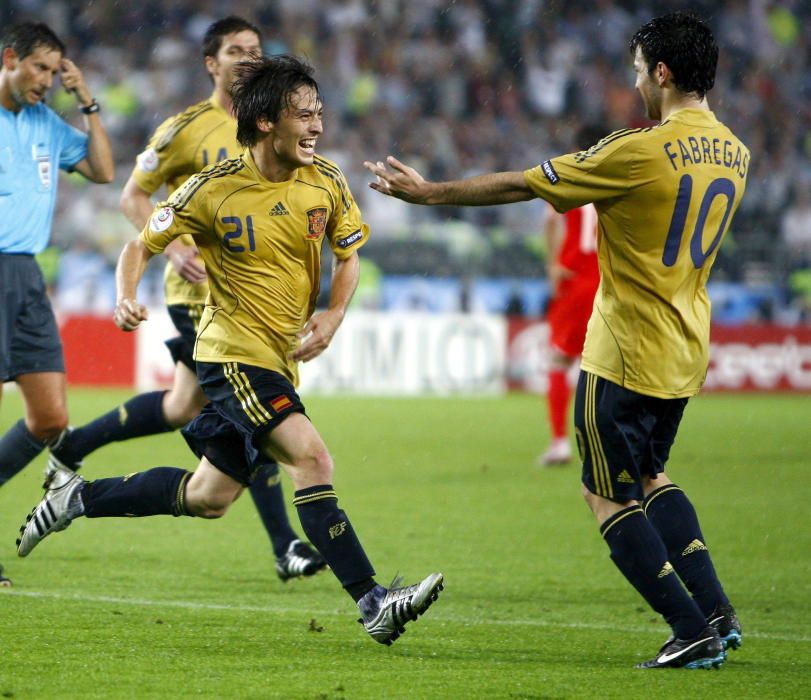 En 2008, Silva emergió como uno de los jugadores españoles más importantes a la hora de lograr la Eurocopa. Marcó uno de los goles de la semifinal ante Rusia.