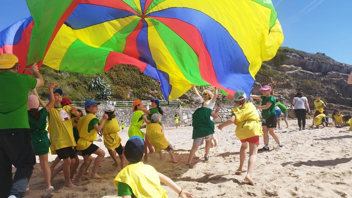 Uno de los juegos de la Olimplaya.