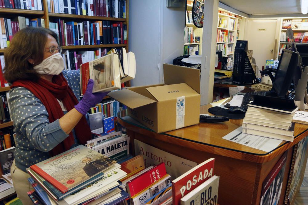 Apertura de librerías en Málaga con la fase 0.