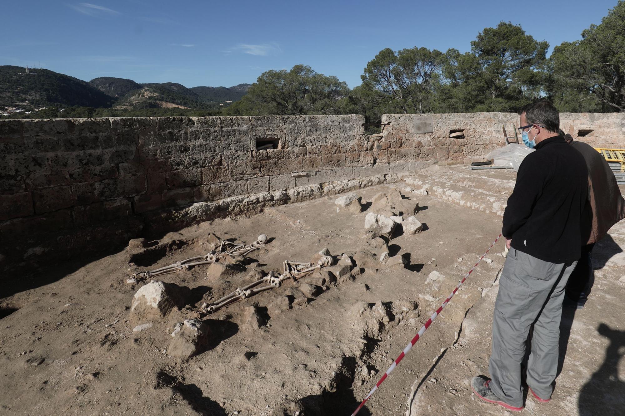 Hallan dos cuerpos de la guerra de Independencia en unas obras en Palma