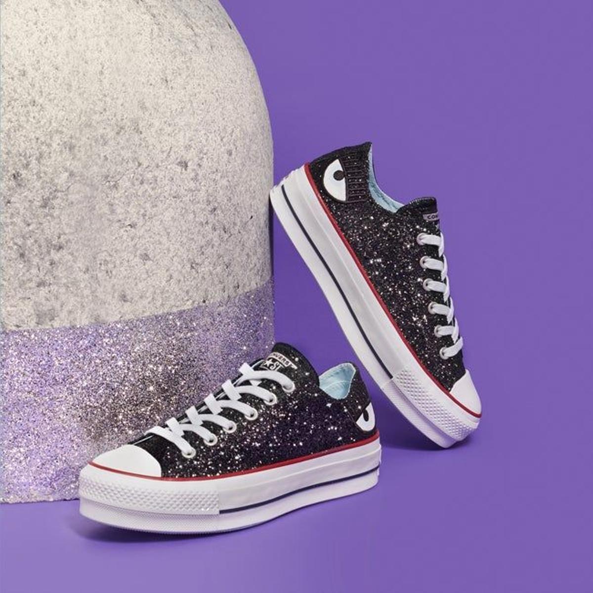 Chiara Ferragni vuelve a unir sus fuerzas con Converse para diseñar las  zapatillas más brillantes - Stilo