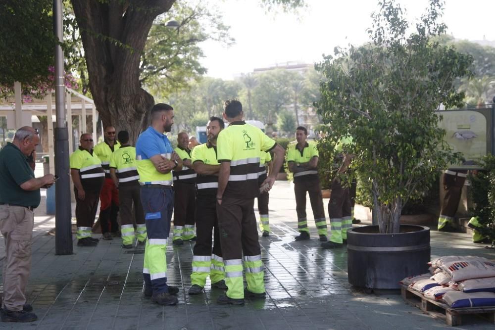 Murcia saca la basuraleza de su río