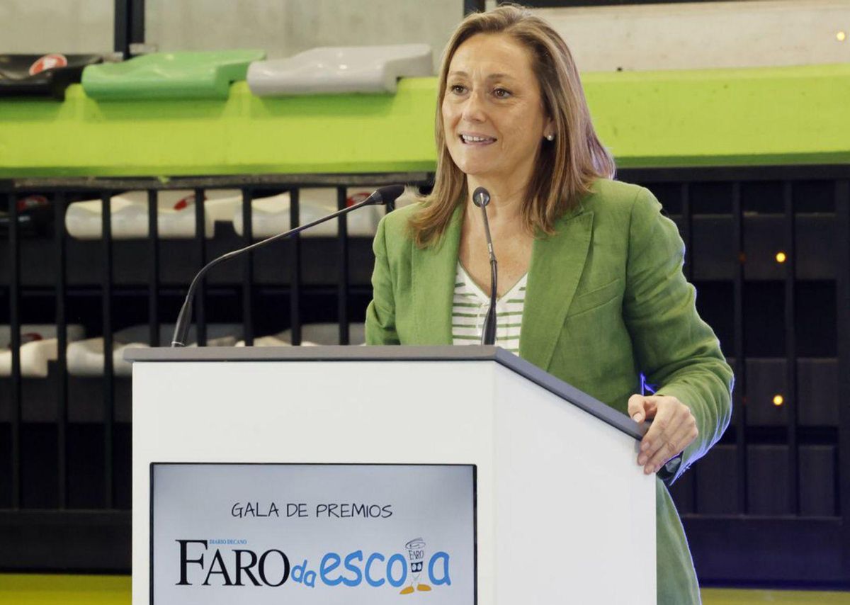 Vicepresidenta de la Deputación Provincial de Pontevedra, Luisa Sánchez.