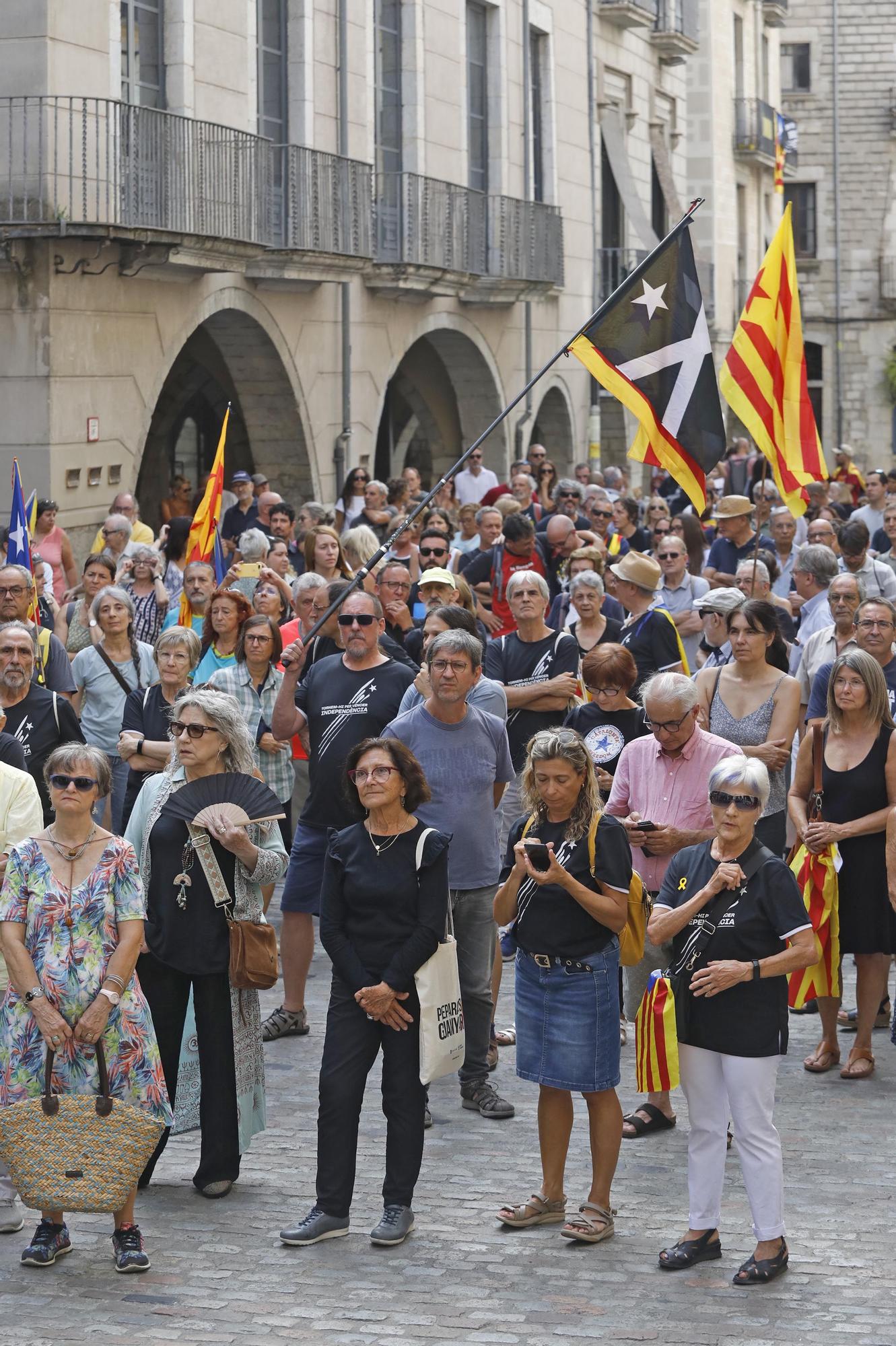 Clam per mantenir la «mobilització» com a «palanca d'agitació» a la plaça del Vi de Girona