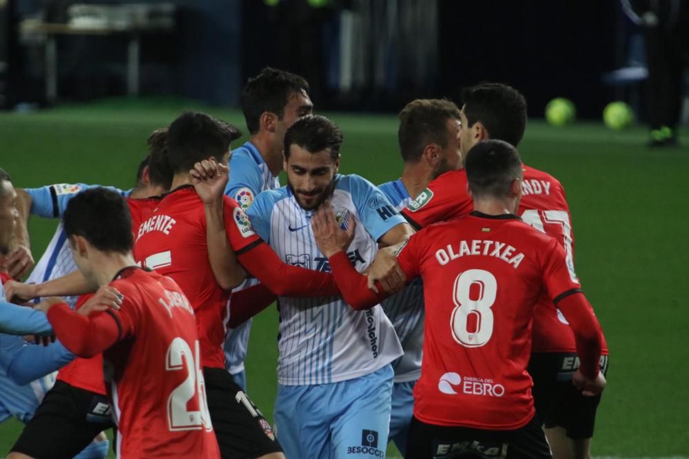 Partido de la Liga SmartBank: Málaga CF - Logroñés.