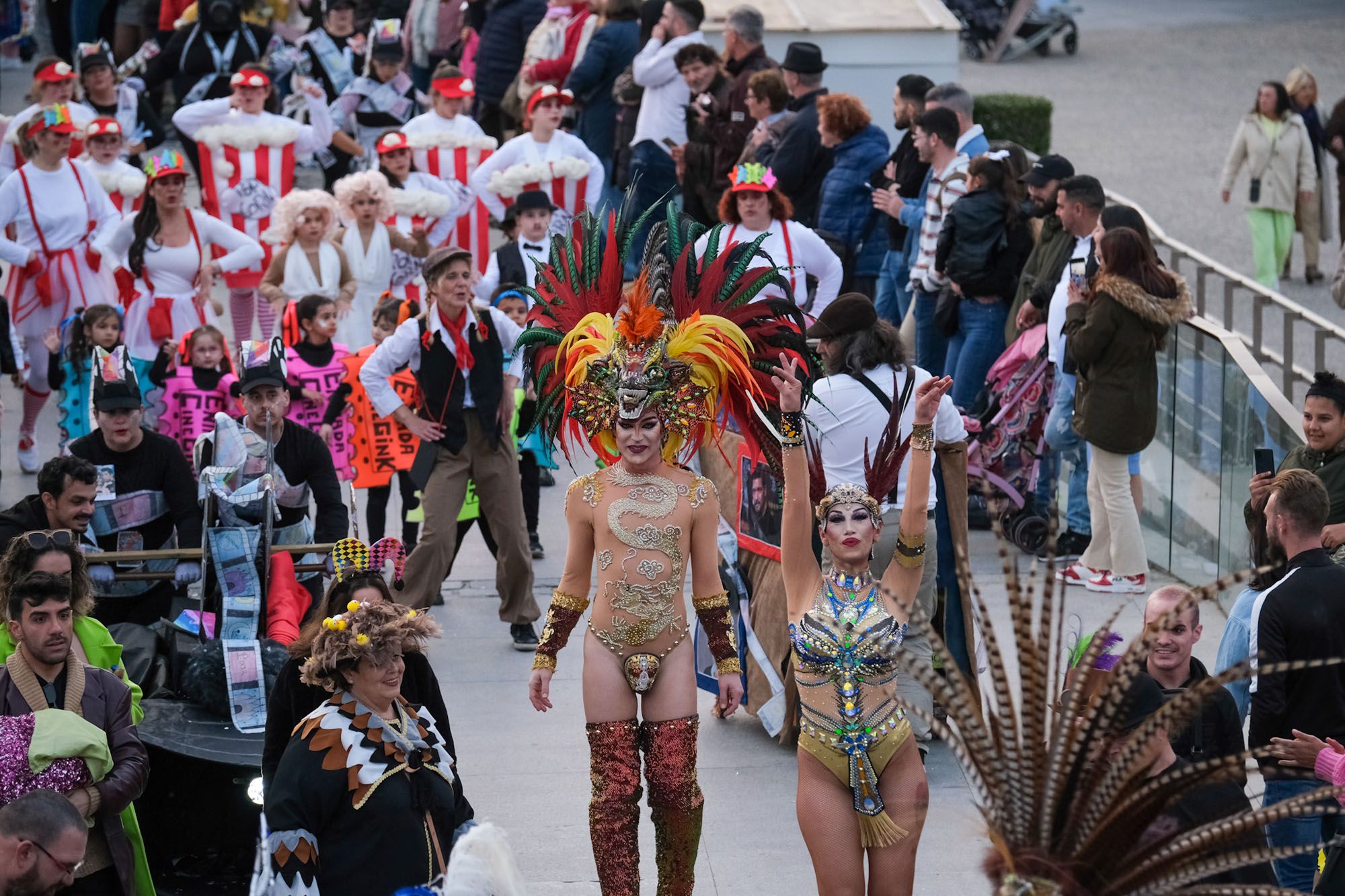 El Entierro del Boquerón del Carnaval de Málaga 2023, en imágenes