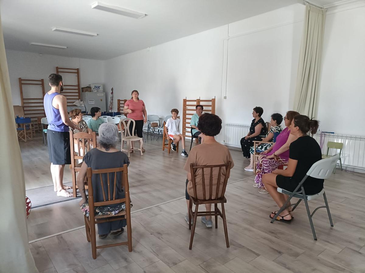 Taller de teatro en Pobladura del Valle.