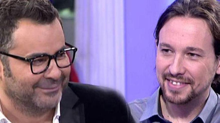 Jorge Javier Vázquez y Pablo Iglesias.