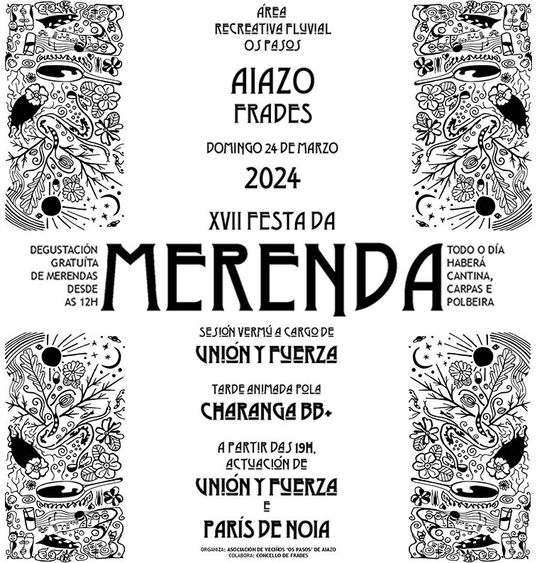 Cartel da Festa da Merenda