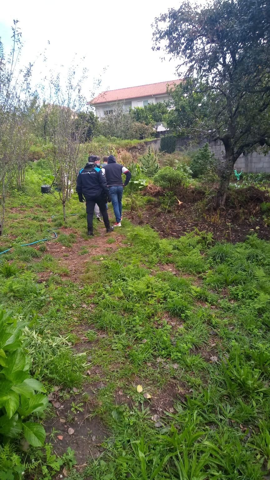 La finca en la que tuvo logar la incautación.