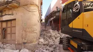 Liberan parte de las fachadas de los edificios que albergarán el Palacio de Justicia de Lorca