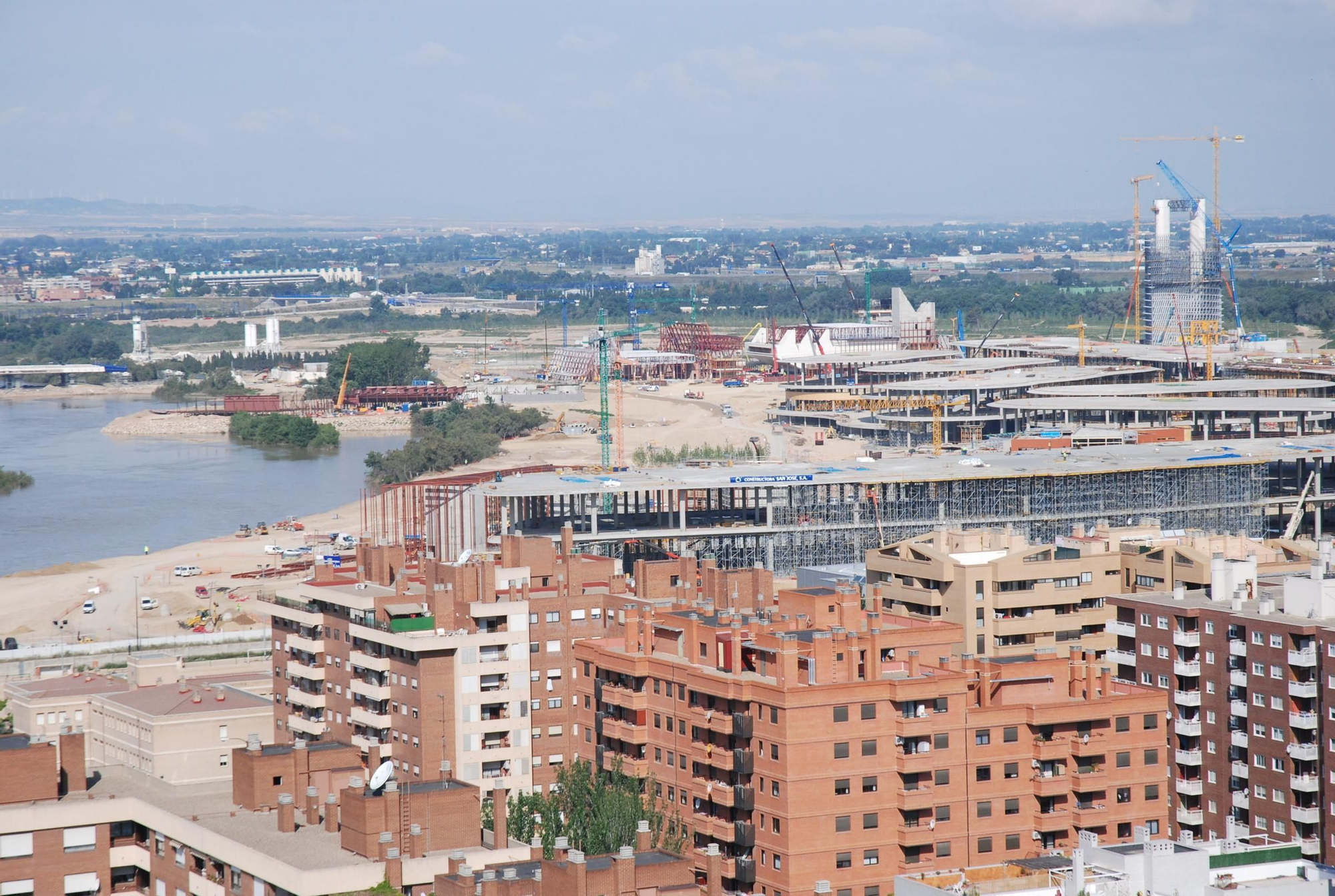 Antes todo esto era campo: así empezó la Expo de Zaragoza