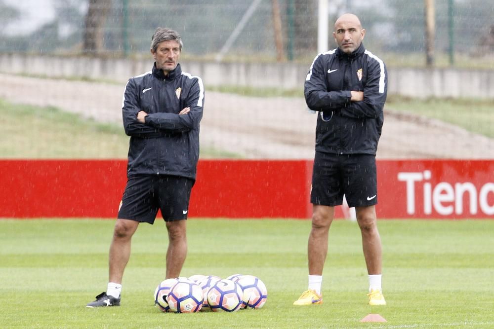 Entrenamiento del Sporting