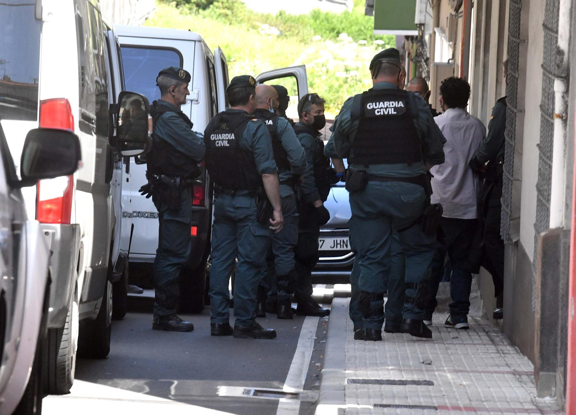 Operación policial contra el tráfico de drogas en Meicende