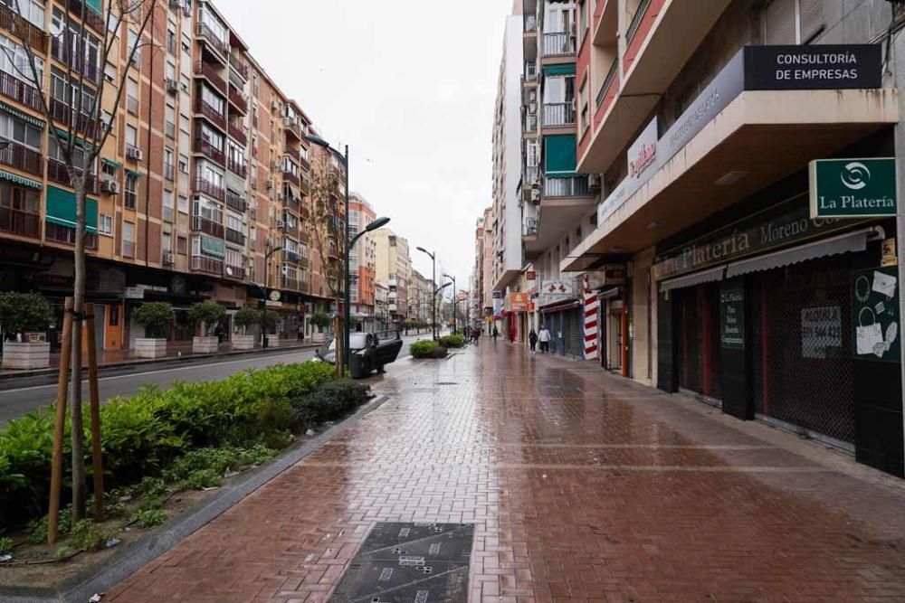 El Estado de Alerta vacía las calles de Málaga