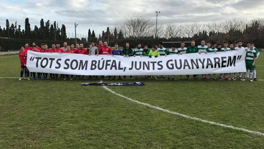 Empuriabrava-Castelló i Vilabertran, amb la pancarta