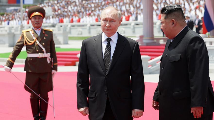 Putin llega a Corea del Norte por primera vez en 24 años para agradecer su &quot;apoyo firme&quot; en la guerra de Ucrania