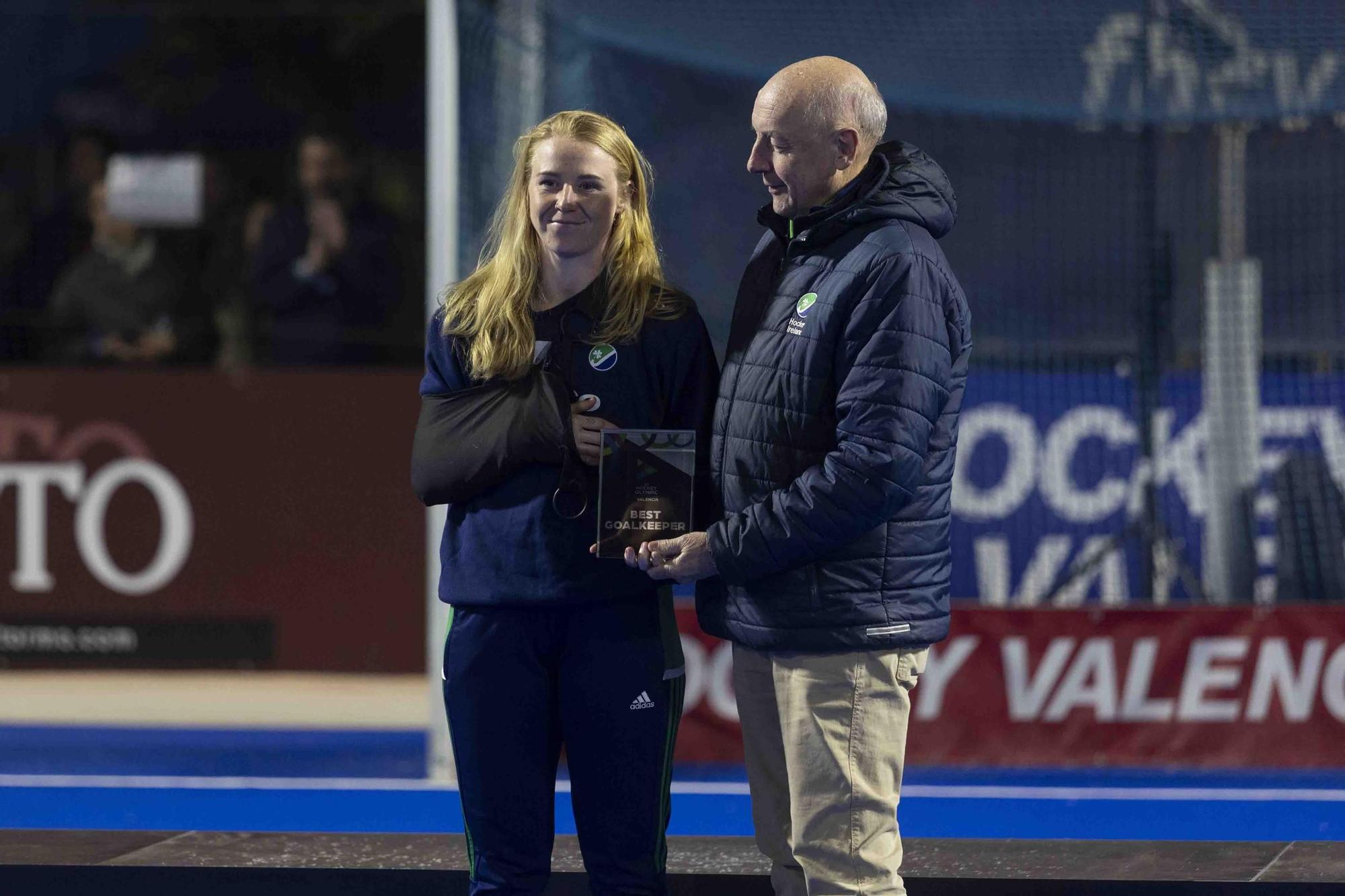 Final del Preolímpico Femenino de hockey. España - Bélgica